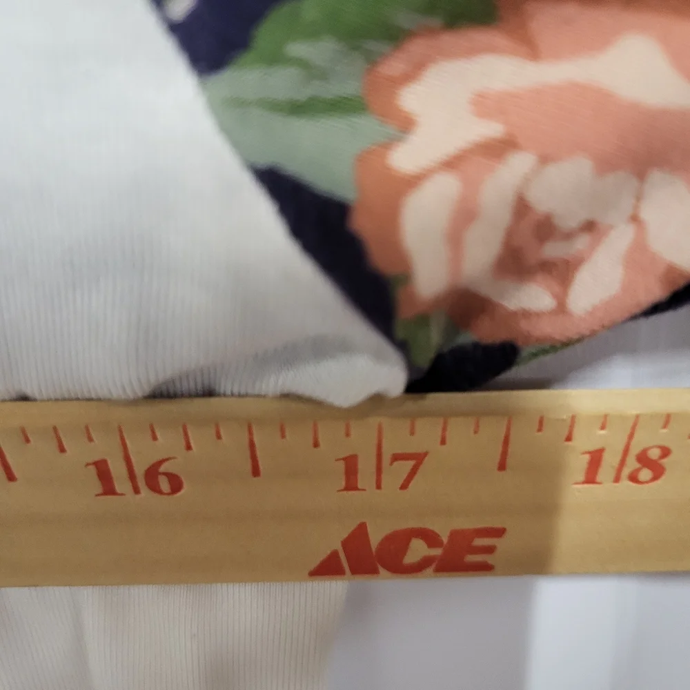 Matilda Jane Women's Out Of The Park Navy Floral Ivory Tee Size‎ S - Picture 7 of 7